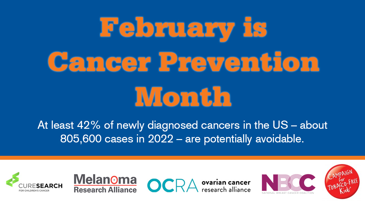 February is Cancer Prevention Month America's Charities